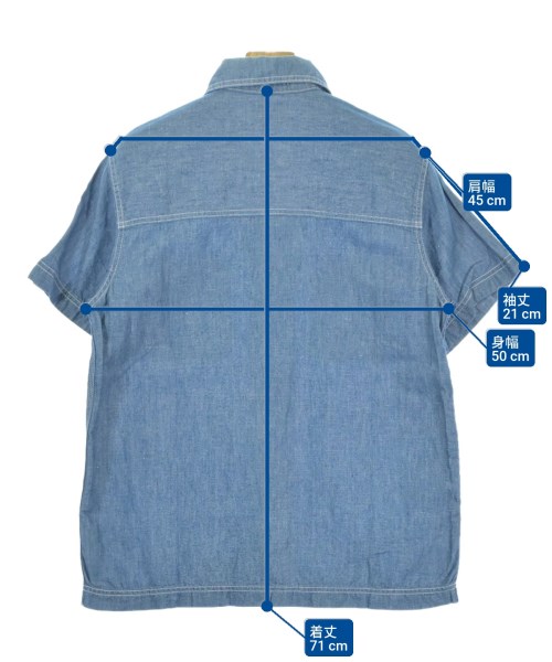 WTAPS（ダブルタップス）カジュアルシャツ 青 サイズ:M メンズ/2200545786607