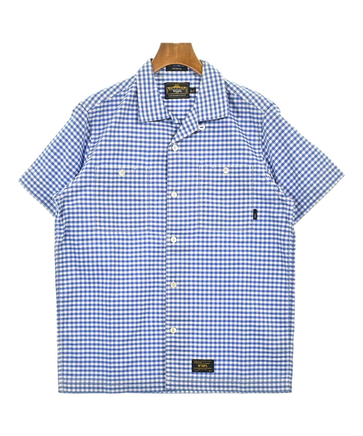 WTAPS（ダブルタップス）カジュアルシャツ 青 サイズ:M メンズ