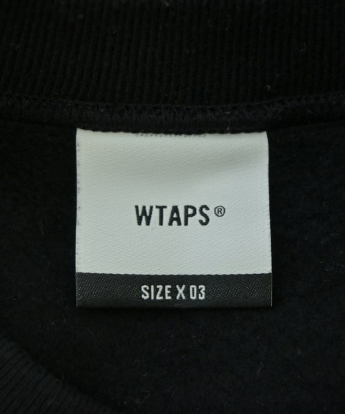 WTAPS（ダブルタップス）スウェット 黒 サイズ:03(L位) メンズ/2200624279037