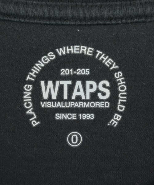 WTAPS（ダブルタップス）Tシャツ・カットソー 黒 サイズ:0(XS位) レディース/2200624521013