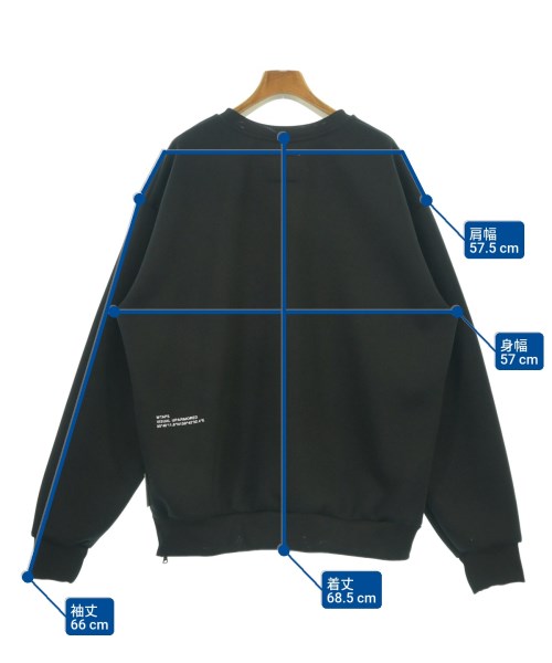WTAPS（ダブルタップス）スウェット 黒 サイズ:2(M位) メンズ/2200624521044