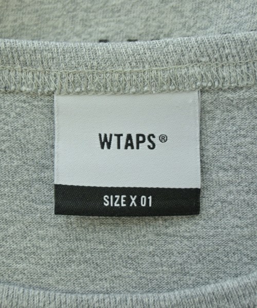 WTAPS（ダブルタップス）Tシャツ・カットソー グレー サイズ:1(S位) メンズ/2200624521082