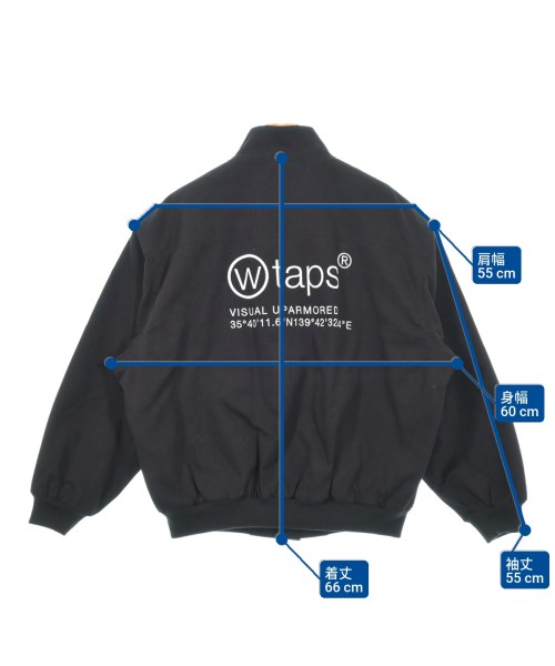 WTAPS（ダブルタップス）ブルゾン 黒 サイズ:01(S位) メンズ/2200624375050