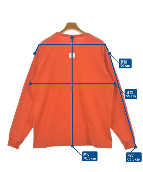 WTAPS（ダブルタップス）Tシャツ・カットソー オレンジ サイズ:2(M位) メンズ/2200625700011