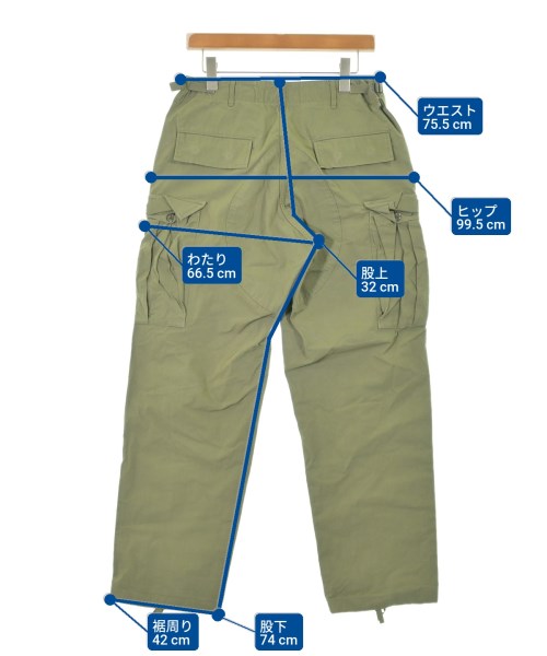 WTAPS（ダブルタップス）カーゴパンツ カーキ サイズ:2(M位) メンズ/2200626556075