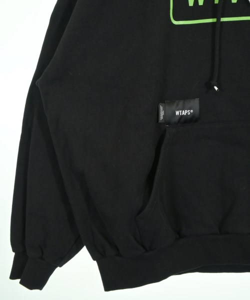 WTAPS（ダブルタップス）パーカー 黒 サイズ:4(XL位) メンズ/2200627827037