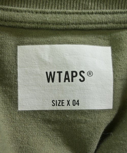 WTAPS（ダブルタップス）Tシャツ・カットソー カーキ サイズ:4(XL位) メンズ/2200627827068
