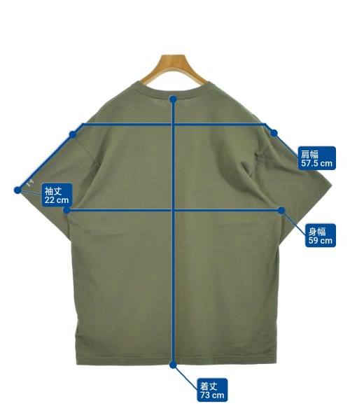 WTAPS（ダブルタップス）Tシャツ・カットソー カーキ サイズ:4(XL位) メンズ/2200627827068