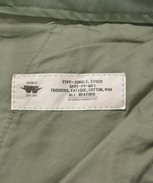 WTAPS（ダブルタップス）カーゴパンツ カーキ サイズ:-(XL位) メンズ/2200627925030