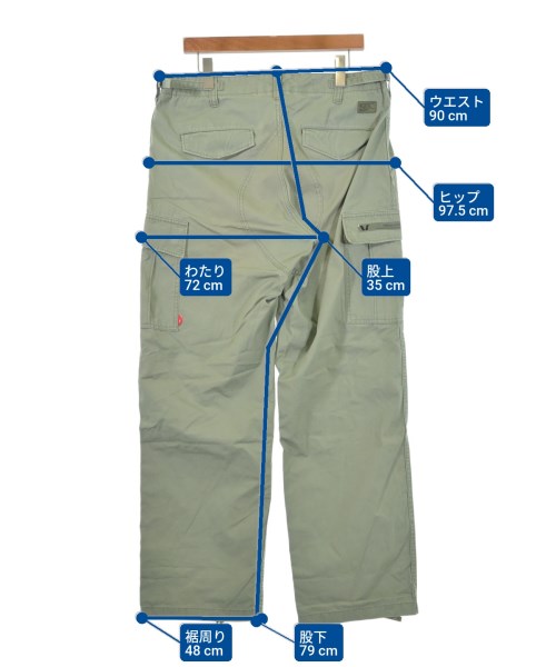 WTAPS（ダブルタップス）カーゴパンツ カーキ サイズ:-(XL位) メンズ/2200627925030