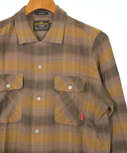 WTAPS（ダブルタップス）カジュアルシャツ 茶 サイズ:S メンズ/2200612121034