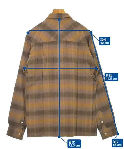 WTAPS（ダブルタップス）カジュアルシャツ 茶 サイズ:S メンズ/2200612121034