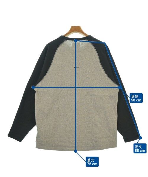 WTAPS（ダブルタップス）Tシャツ・カットソー グレー サイズ:3(L位) メンズ/2200629499027