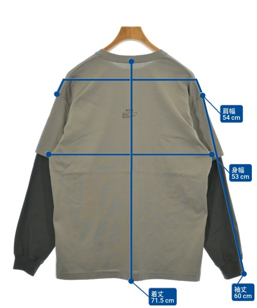 WTAPS（ダブルタップス）Tシャツ・カットソー カーキ サイズ:1(S位) メンズ/2200629792043