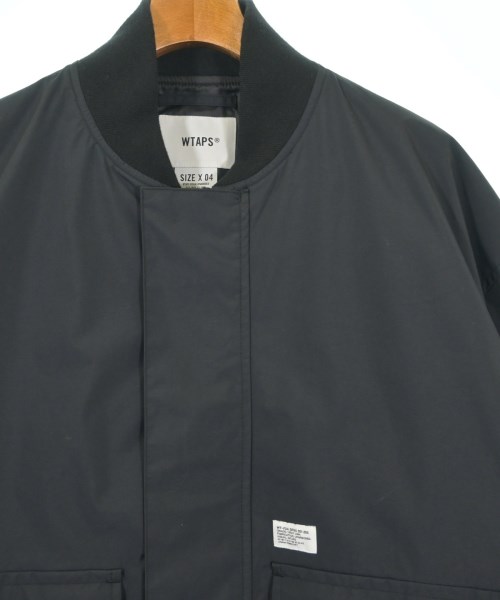 WTAPS（ダブルタップス）ミリタリーブルゾン 黒 サイズ:4(XL位) メンズ/2200629974029