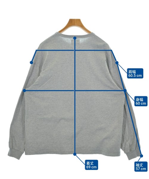 WTAPS（ダブルタップス）Tシャツ・カットソー グレー サイズ:03(XL位) メンズ/2200630317044