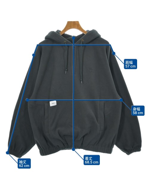 WTAPS（ダブルタップス）パーカー グレー サイズ:3(L位) メンズ/2200630392027