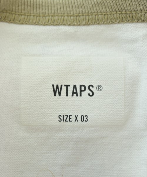 WTAPS（ダブルタップス）Tシャツ・カットソー 白 サイズ:3(L位) メンズ/2200630392034