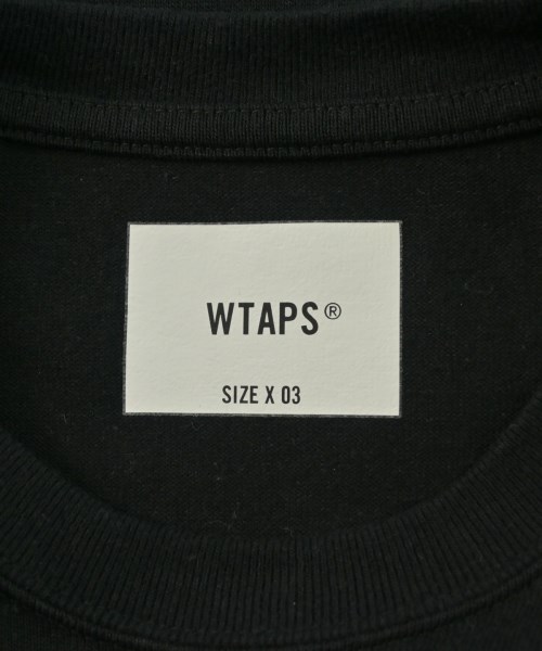 WTAPS（ダブルタップス）Tシャツ・カットソー 黒 サイズ:03(L位) メンズ/2200630293027