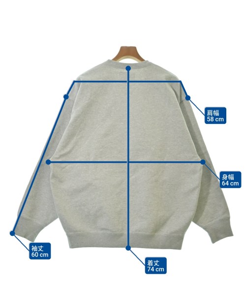 WTAPS（ダブルタップス）スウェット グレー サイズ:4(XL位) メンズ/2200631407027