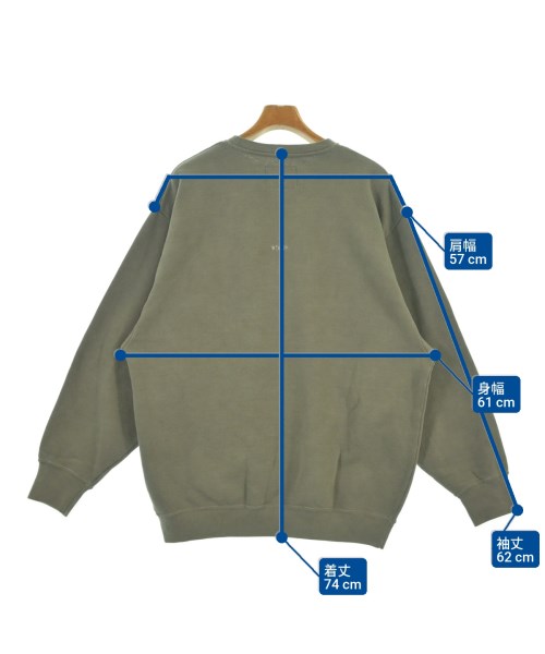 WTAPS（ダブルタップス）スウェット カーキ サイズ:03(L位) メンズ/2200631496021