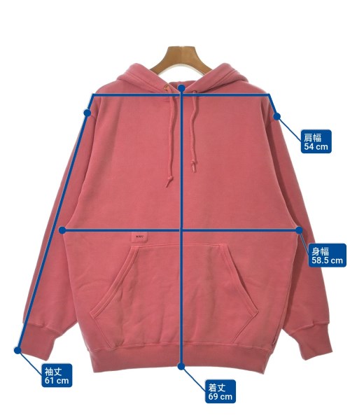 WTAPS（ダブルタップス）パーカー ピンク サイズ:1(S位) メンズ/2200625691029