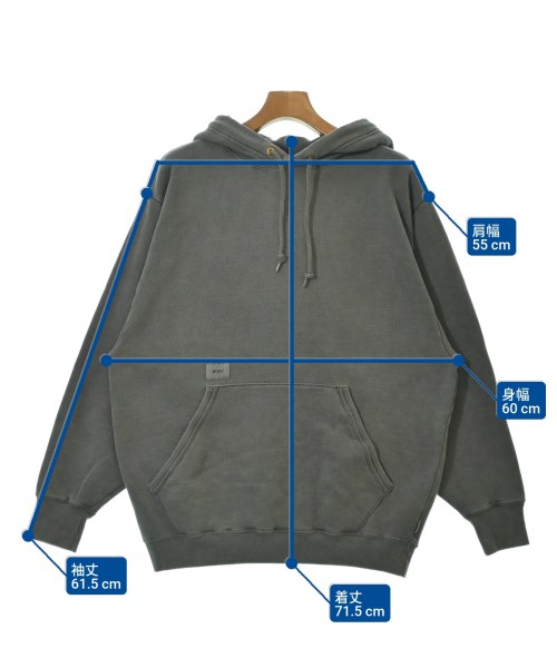 WTAPS（ダブルタップス）パーカー グレー サイズ:1(S位) メンズ/2200625691036