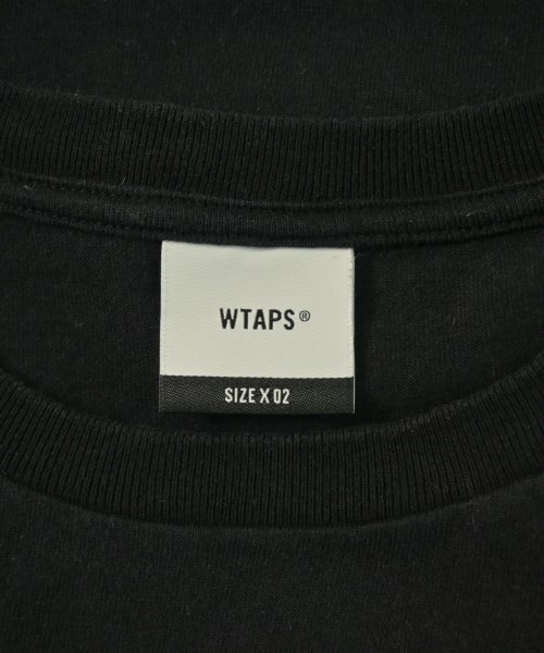WTAPS（ダブルタップス）Tシャツ・カットソー 黒 サイズ:02(M位) メンズ/2200632157068