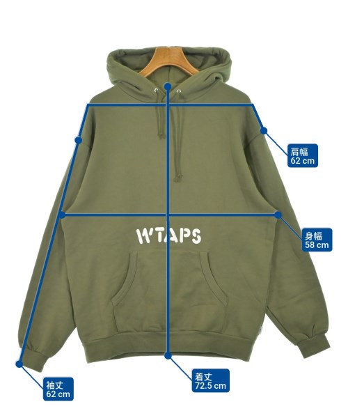 WTAPS（ダブルタップス）パーカー カーキ サイズ:04(XL位) メンズ/2200632557295