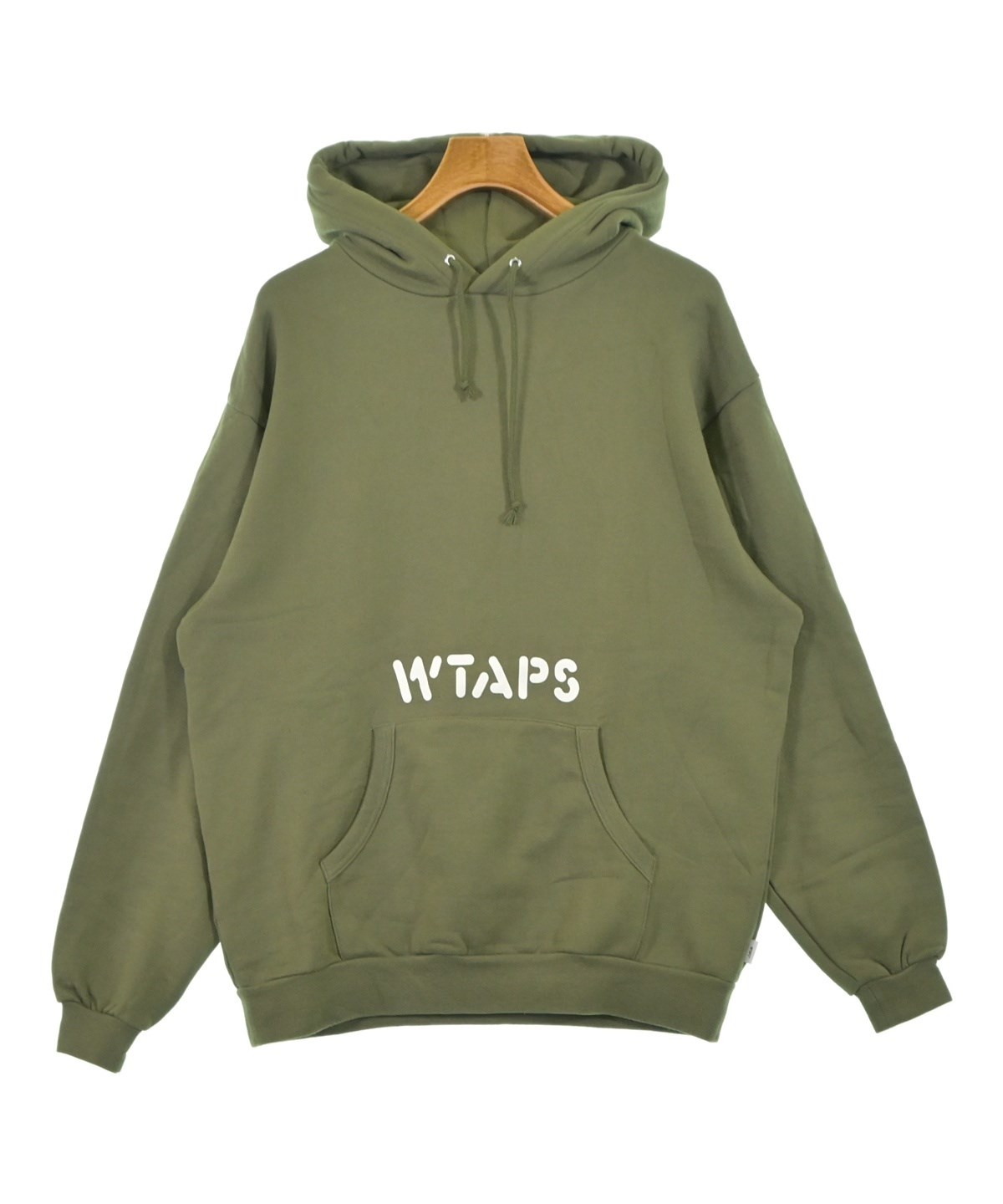 WTAPS（ダブルタップス）パーカー カーキ サイズ:04(XL位) メンズ