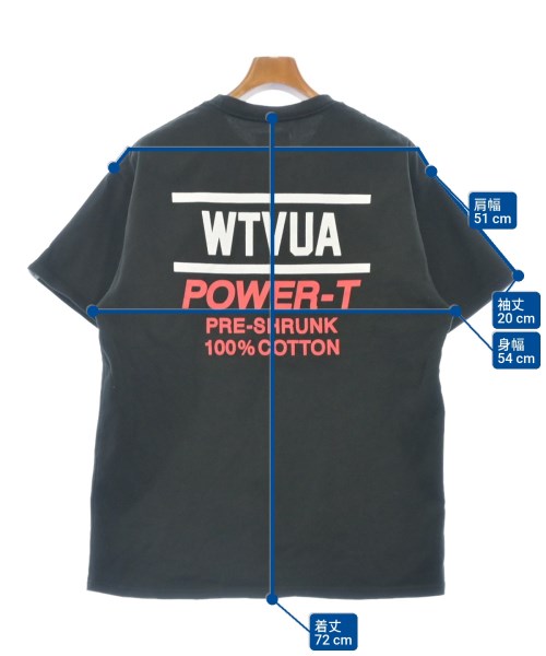 WTAPS（ダブルタップス）Tシャツ・カットソー 黒 サイズ:1(S位) メンズ/2200631450108