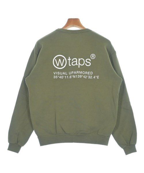 WTAPS（ダブルタップス）スウェット カーキ サイズ:1(S位) メンズ/2200632381364