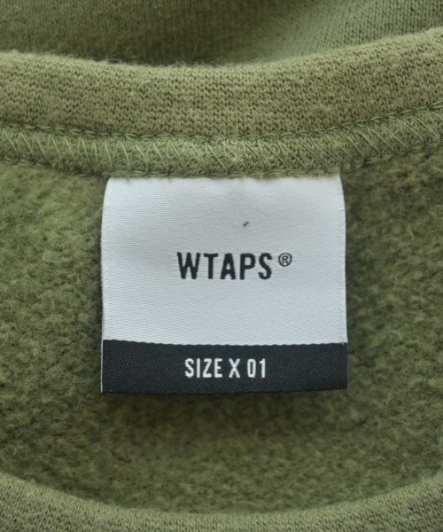 WTAPS（ダブルタップス）スウェット カーキ サイズ:1(S位) メンズ/2200632381364