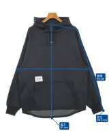 WTAPS（ダブルタップス）パーカー 黒 サイズ:4(XL位) メンズ/2200633784225