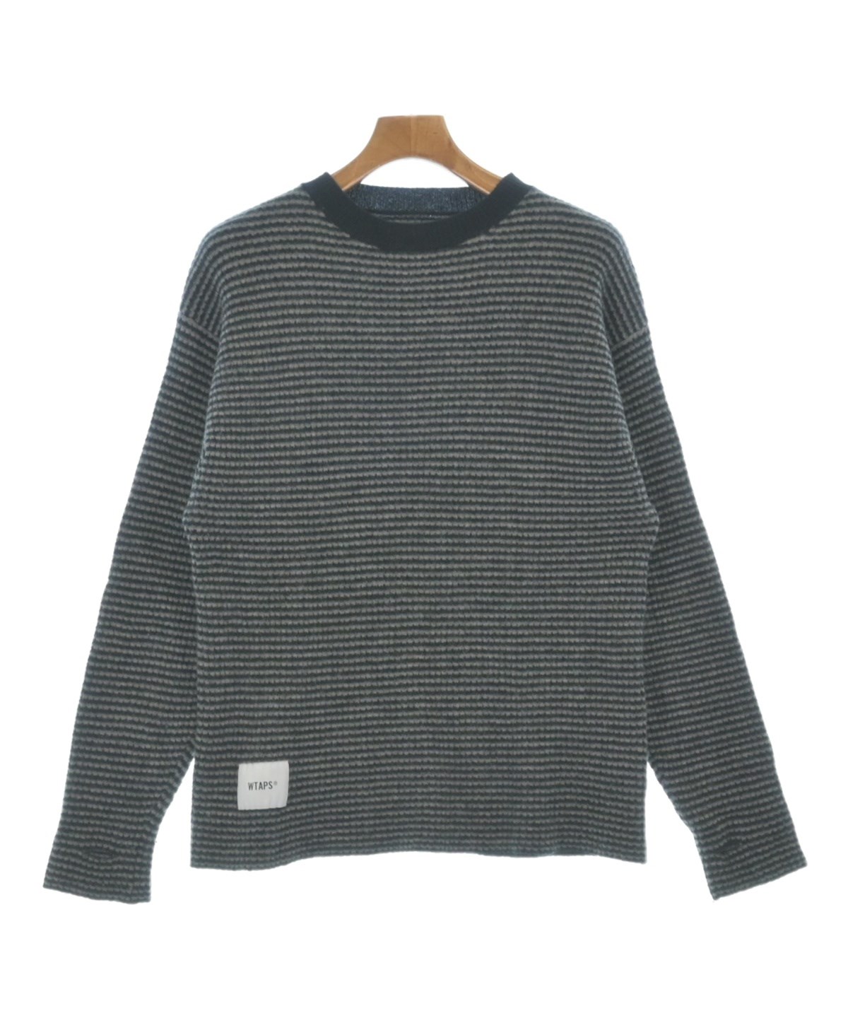 WTAPS ダブルタップス ニット・セーター メンズ 【古着】【中古】 WTAPS（ダブルタップス）ニット・セーター 黒 サイズ:03(L位) メンズ