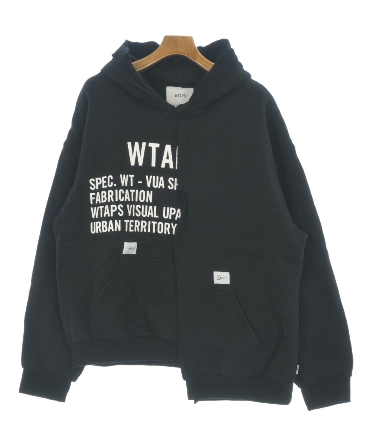 WTAPS（ダブルタップス）パーカー 黒 サイズ:02(L位) メンズ