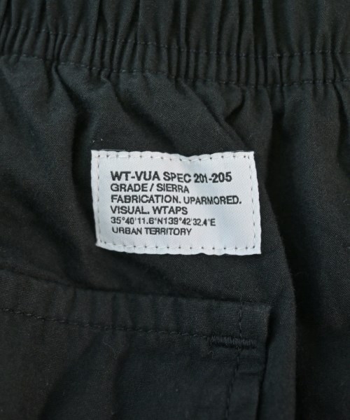 WTAPS（ダブルタップス）ショートパンツ 黒 サイズ:01(S位) メンズ/2200610304019