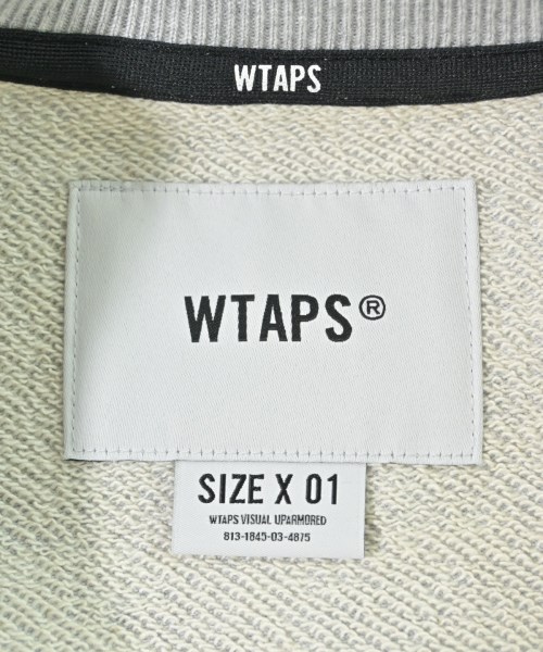 WTAPS（ダブルタップス）スウェット グレー サイズ:1(S位) メンズ/2200611684011