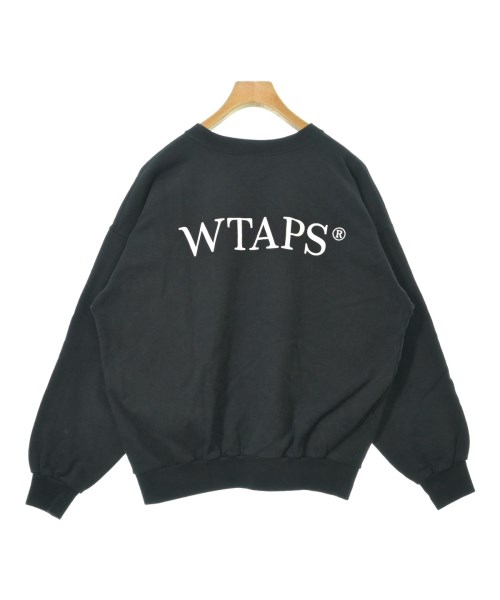 WTAPS（ダブルタップス）スウェット 黒 サイズ:01(S位) メンズ/2200611617132