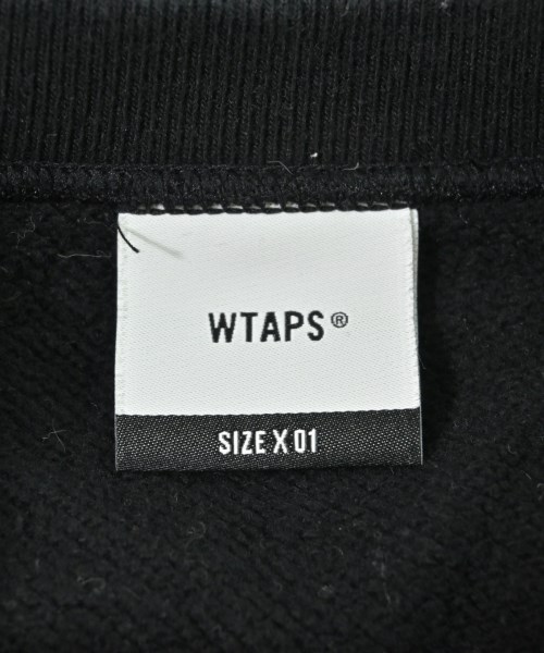 WTAPS（ダブルタップス）スウェット 黒 サイズ:01(S位) メンズ/2200611617132