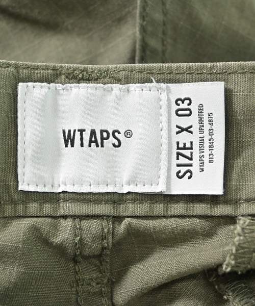 WTAPS（ダブルタップス）カーゴパンツ カーキ サイズ:3(L位) メンズ/2200612705012