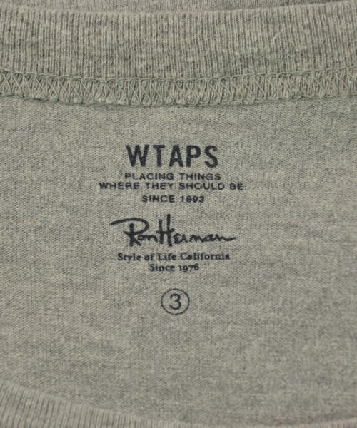 WTAPS（ダブルタップス）Tシャツ・カットソー グレー サイズ:3(L位) メンズ/2200614070033