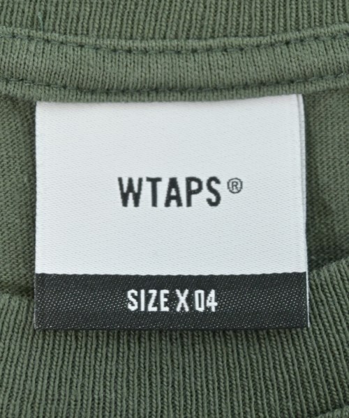 WTAPS（ダブルタップス）Tシャツ・カットソー カーキ サイズ:04(XL位) メンズ/2200614140026