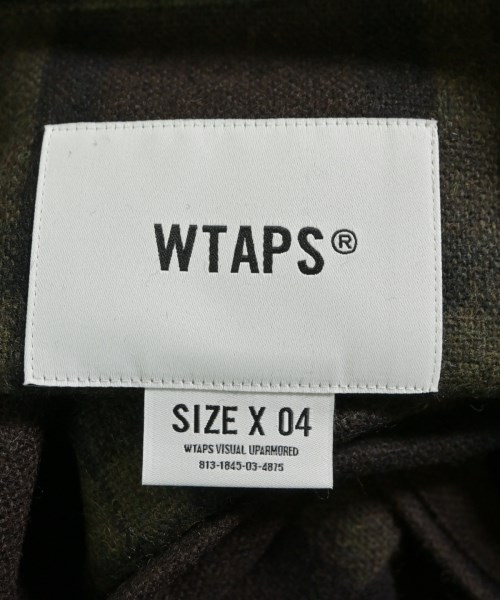 WTAPS（ダブルタップス）カジュアルシャツ 茶 サイズ:4(XL位) メンズ/2200614712018