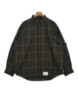 WTAPS（ダブルタップス）カジュアルシャツ 茶 サイズ:4(XL位) メンズ/2200614712018
