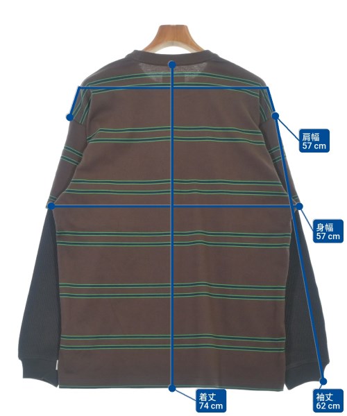 WTAPS（ダブルタップス）Tシャツ・カットソー 茶 サイズ:F メンズ/2200614712056