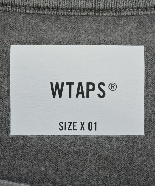 WTAPS（ダブルタップス）Tシャツ・カットソー グレー サイズ:01(S位) メンズ/2200616165041