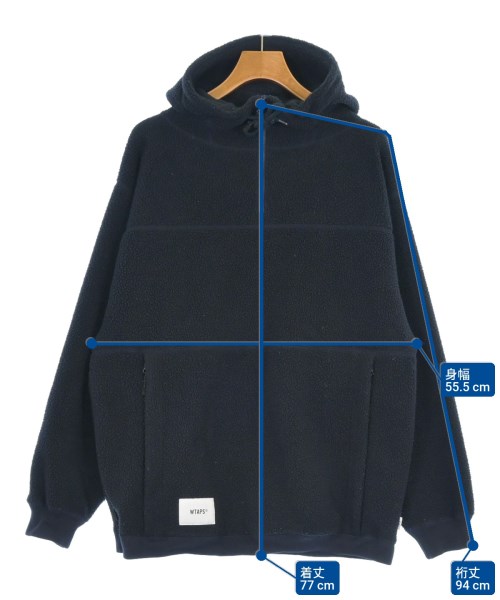 WTAPS（ダブルタップス）パーカー 紺 サイズ:3(L位) メンズ/2200616743072