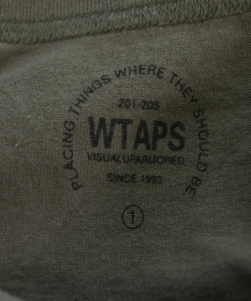 WTAPS（ダブルタップス）Tシャツ・カットソー カーキ サイズ:1(S位) メンズ/2200617610014