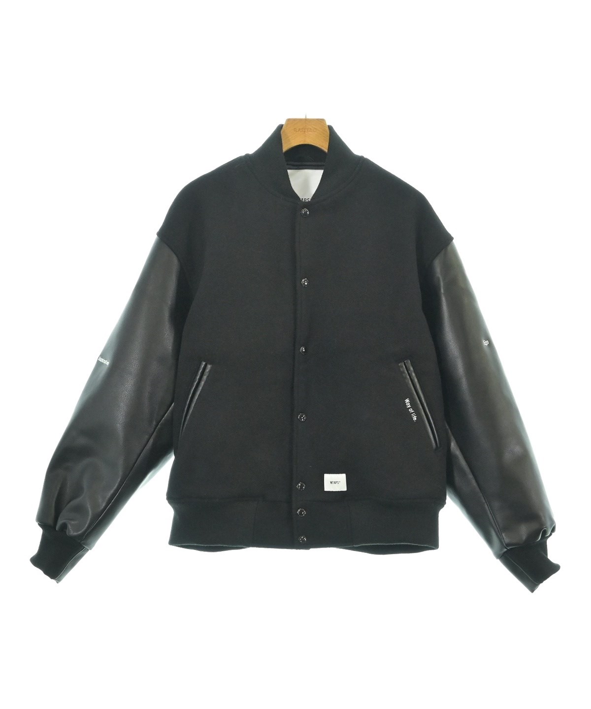 WTAPS（ダブルタップス）スタジャン 黒 サイズ:02(M位) メンズ